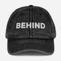 Behind Vintage Cotton Twill Hat [Embroidered] - Odd Chef