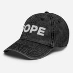 Nope Vintage Cotton Twill Hat [Embroidered] - Odd Chef