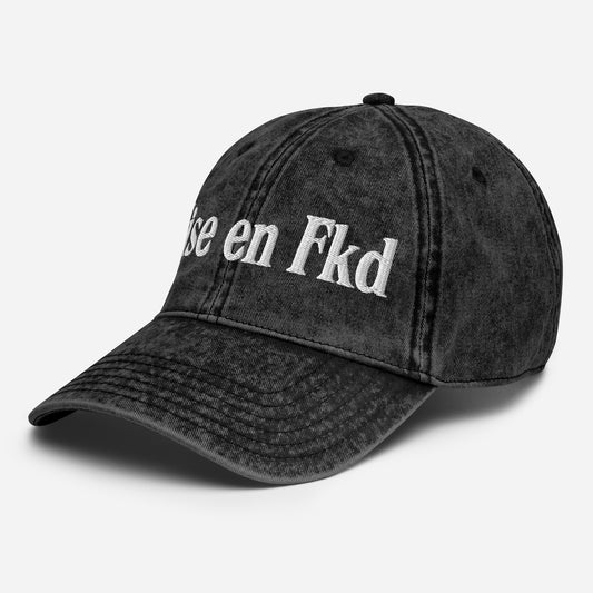 Mise en Fkd Vintage Cotton Twill Hat [Embroidered]