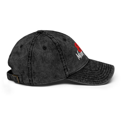 86 Mean People Vintage Cotton Twill Cap