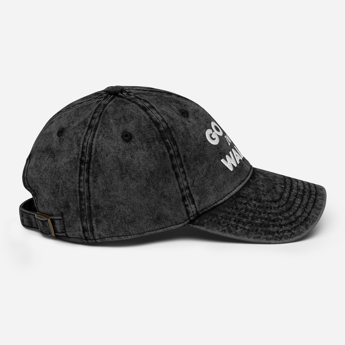 Go Cry In The Walk In Vintage Cotton Twill Hat
