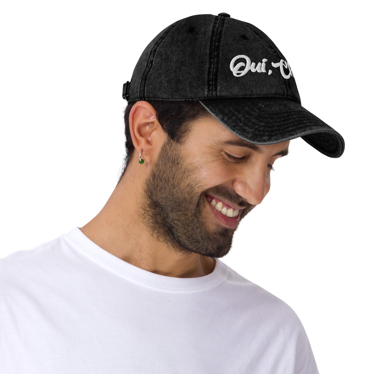 Oui Chef Vintage Cotton Twill Cap