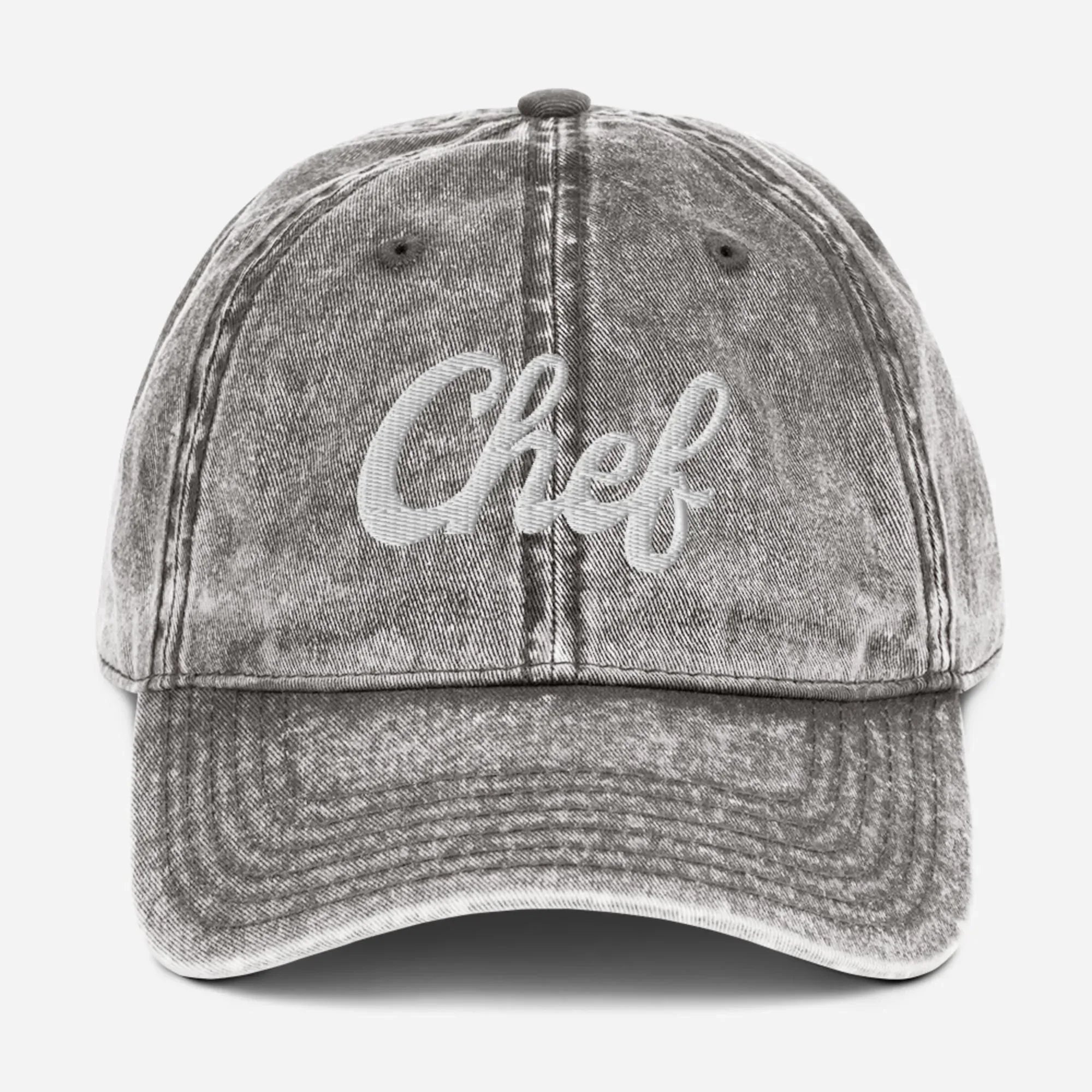 Chef Vintage Cotton Twill Hat [Embroidered] - Odd Chef