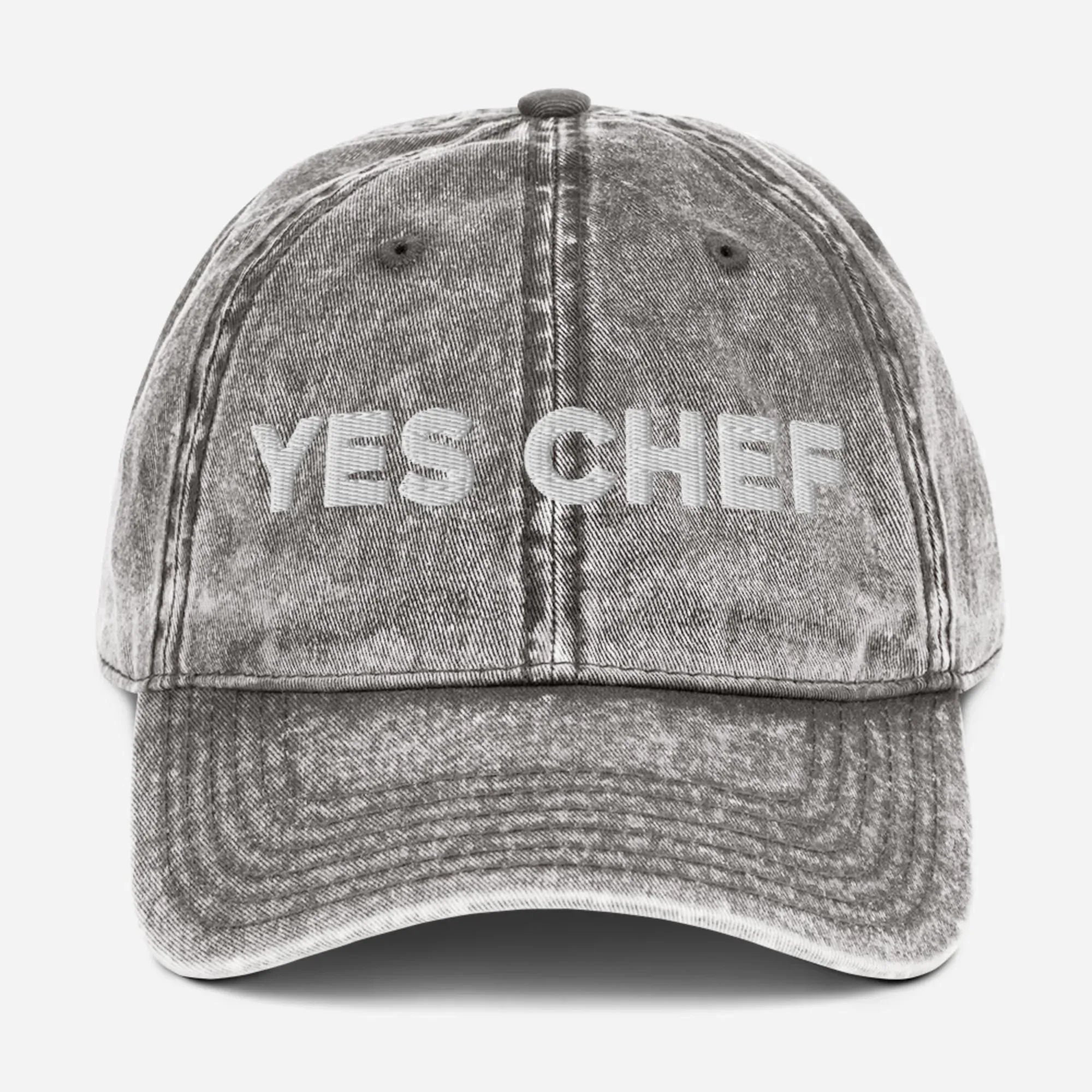 Yes Chef Vintage Cotton Twill Hat [Embroidered] - Odd Chef