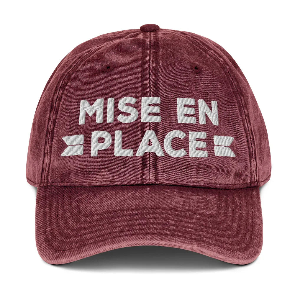 Mise En Place Vintage Cotton Twill Hat [Embroidered] - Odd Chef