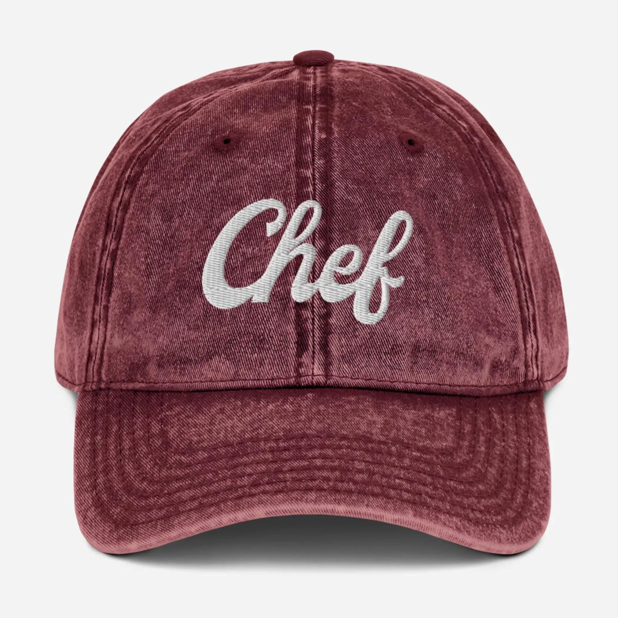 Chef Vintage Cotton Twill Hat [Embroidered] - Odd Chef