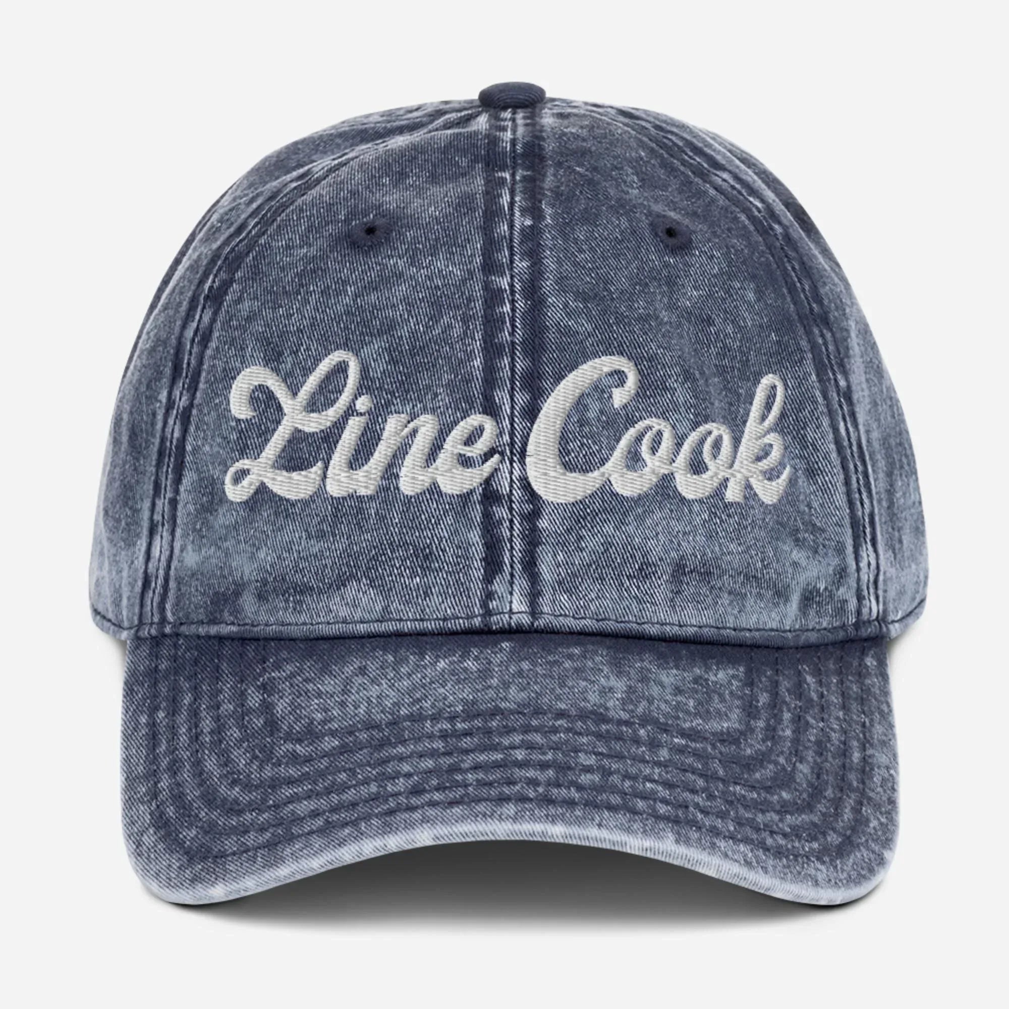 Line Cook Vintage Cotton Twill Hat [Embroidered] - Odd Chef