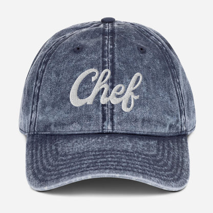 Chef Vintage Cotton Twill Cap