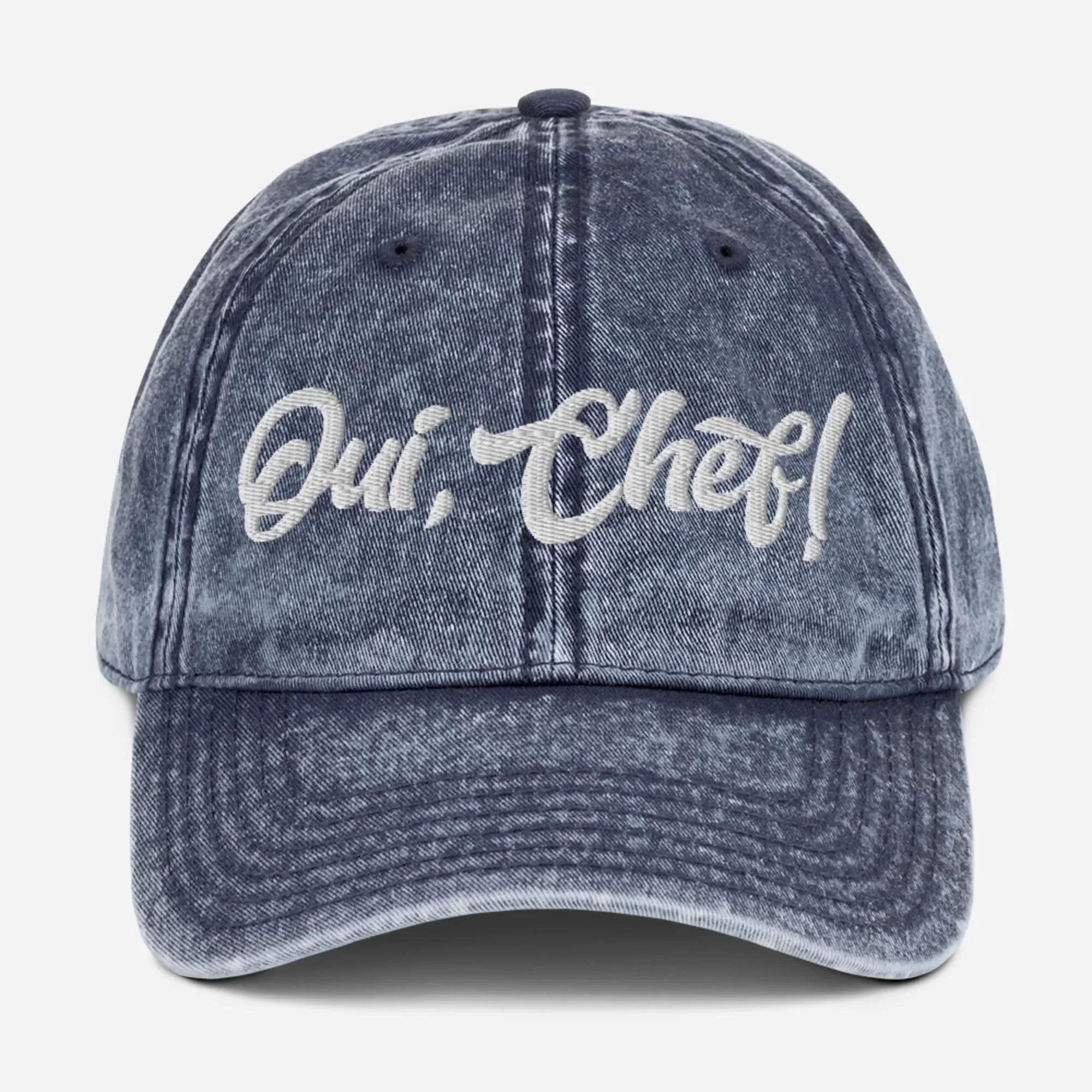 Oui Chef Vintage Cotton Twill Hat [Embroidered] - Odd Chef