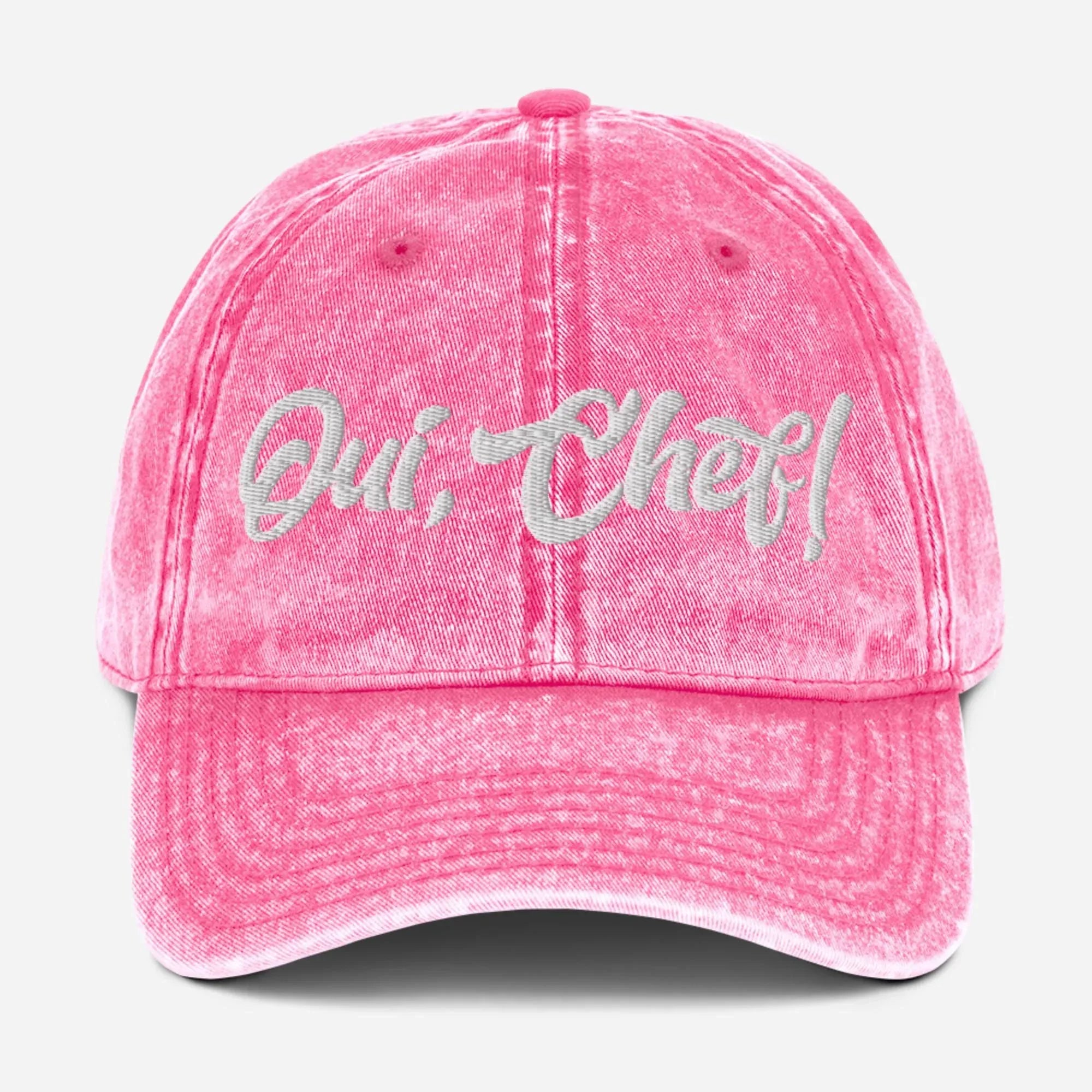 Oui Chef Vintage Cotton Twill Hat [Embroidered] - Odd Chef