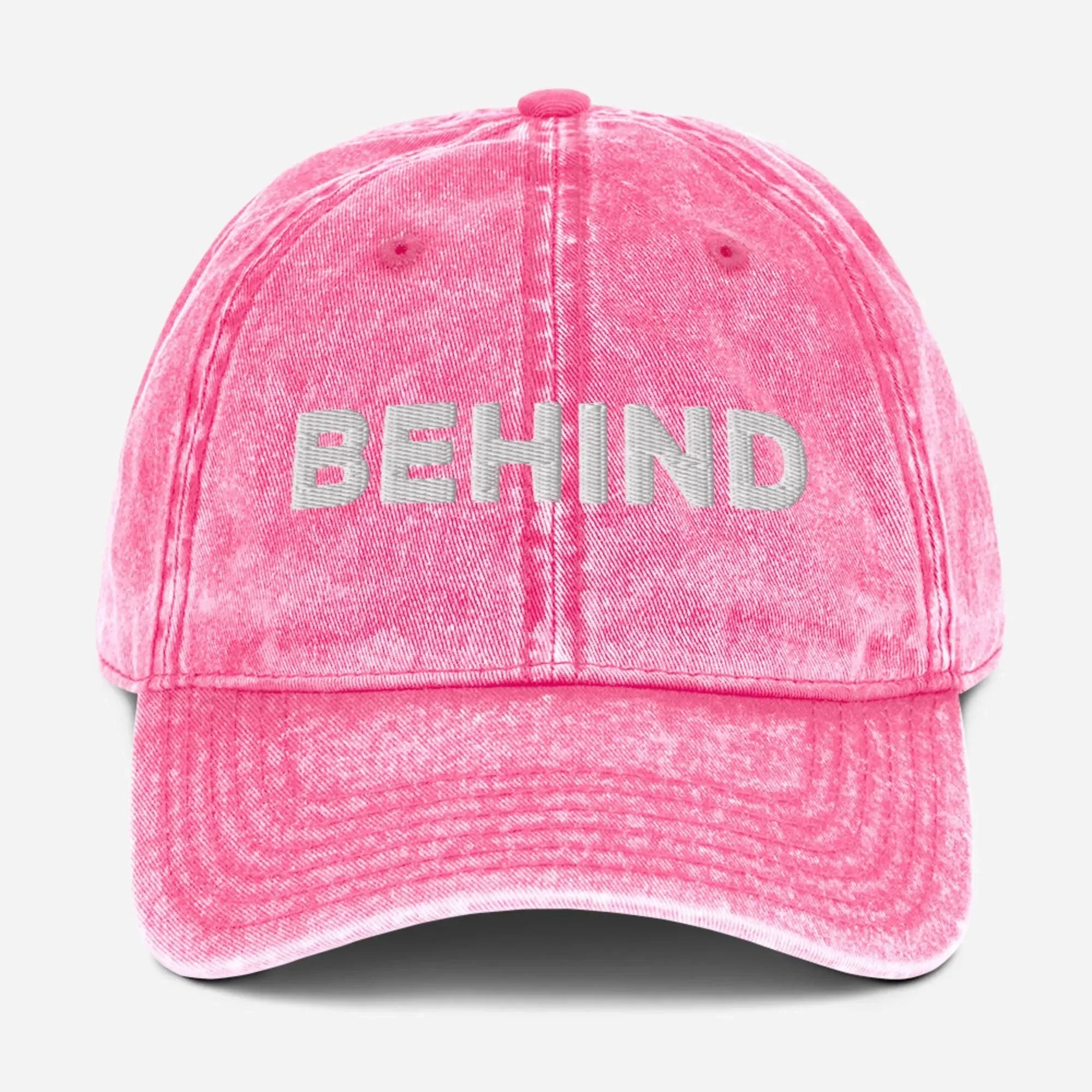 Behind Vintage Cotton Twill Hat [Embroidered] - Odd Chef