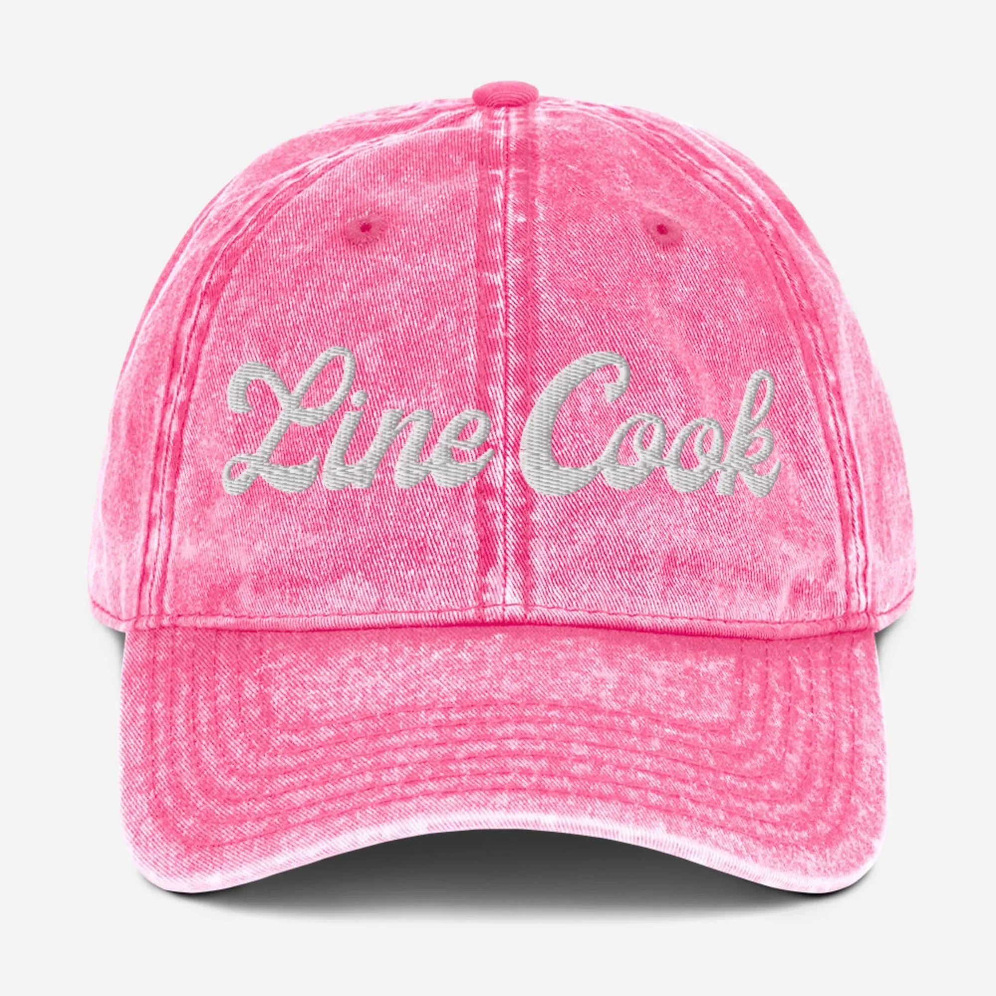 Line Cook Vintage Cotton Twill Hat [Embroidered] - Odd Chef