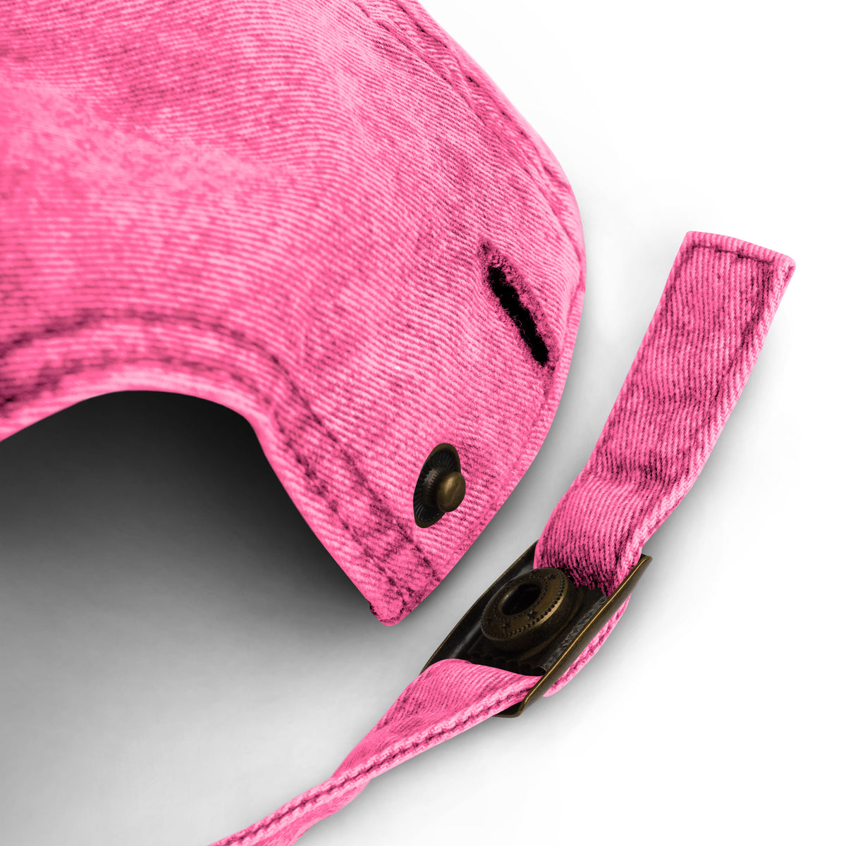 I Bake So People Don't Die Vintage Cotton Twill Hat [Embroidered]