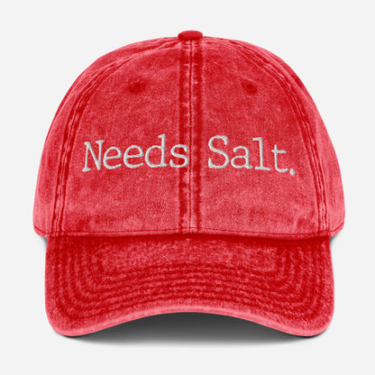 Needs Salt Vintage Cotton Twill Cap