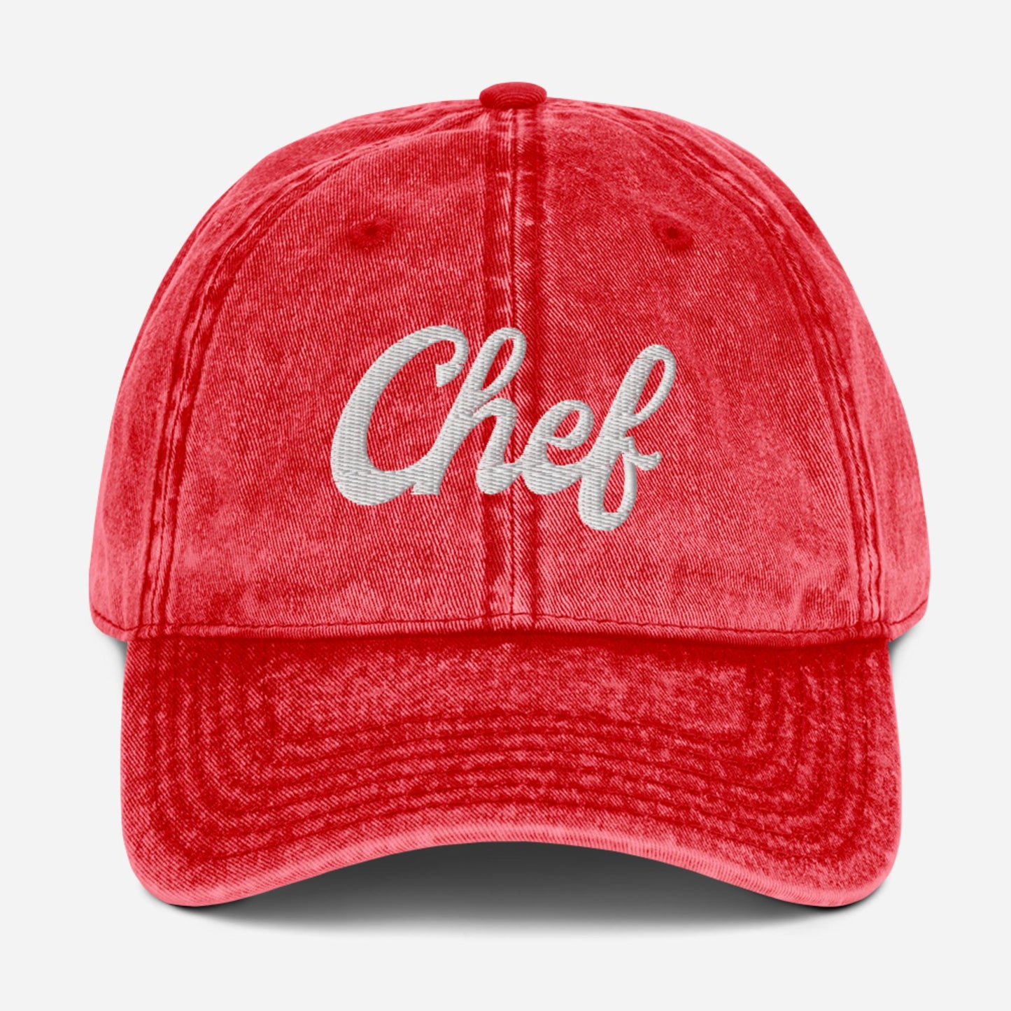 Chef Vintage Cotton Twill Cap