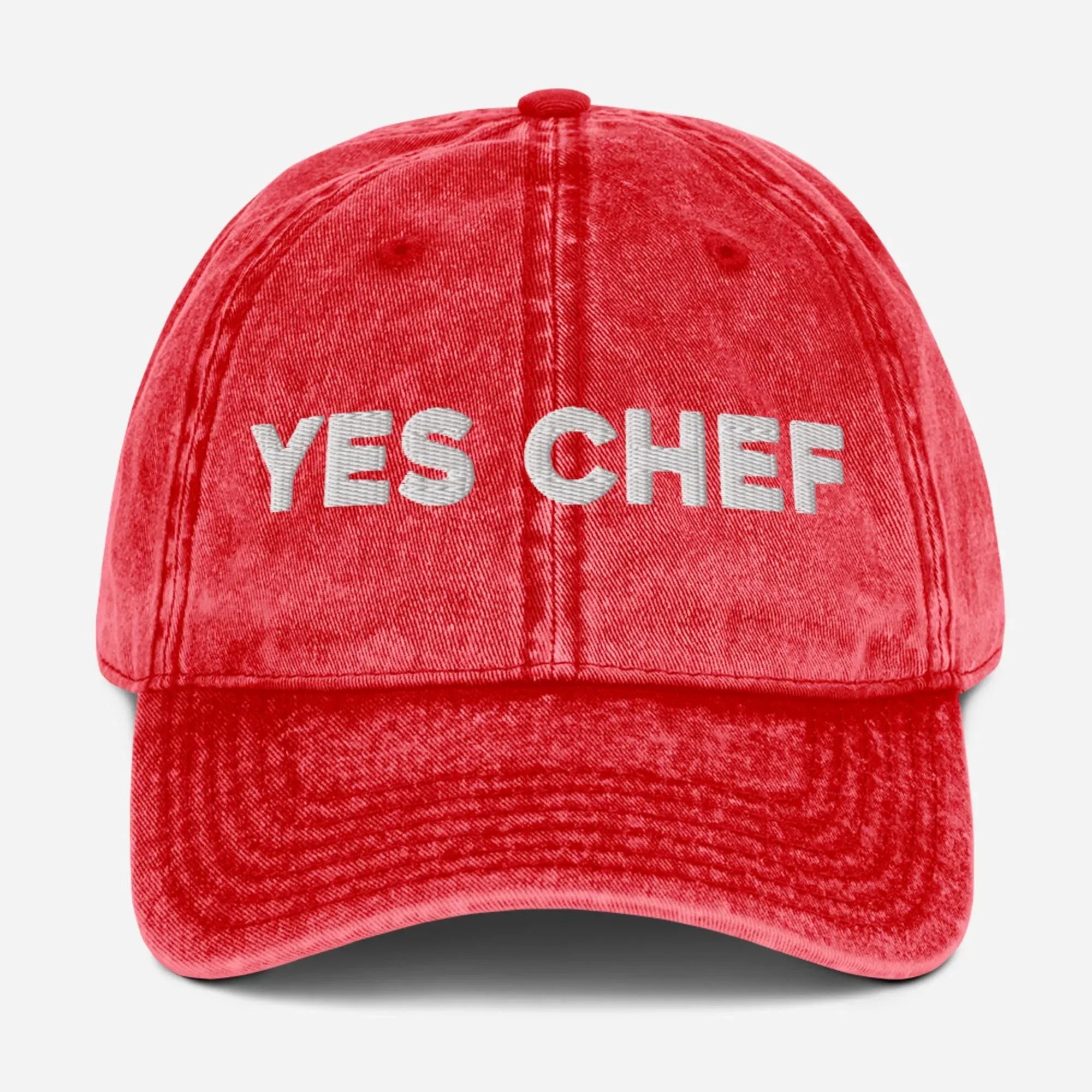 Yes Chef Vintage Cotton Twill Hat [Embroidered] - Odd Chef