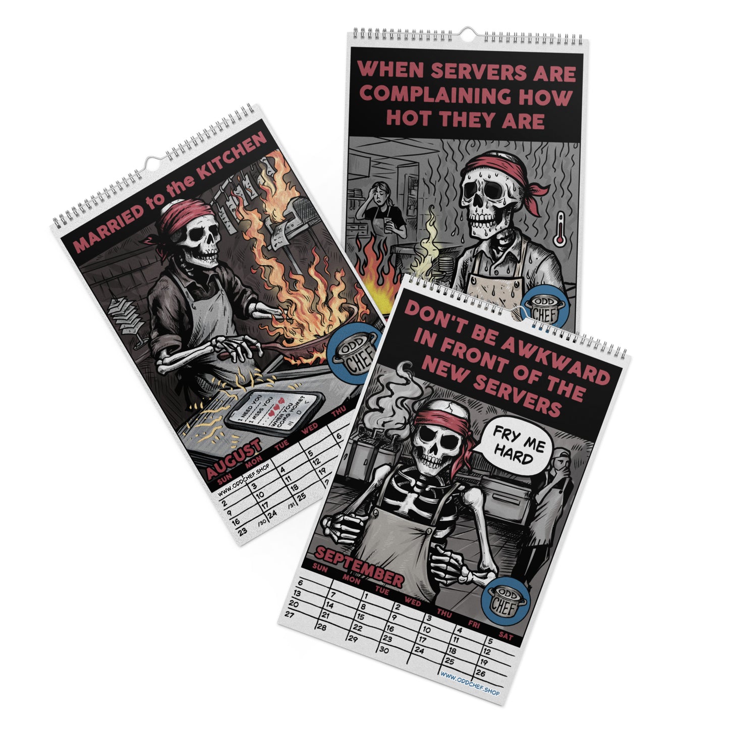 Official Odd Chef Comics Wall calendar (2026)