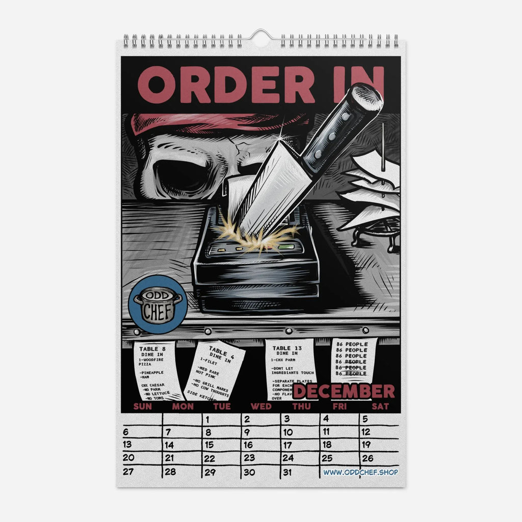 Official Odd Chef Comics Wall calendar (2026) - Odd Chef