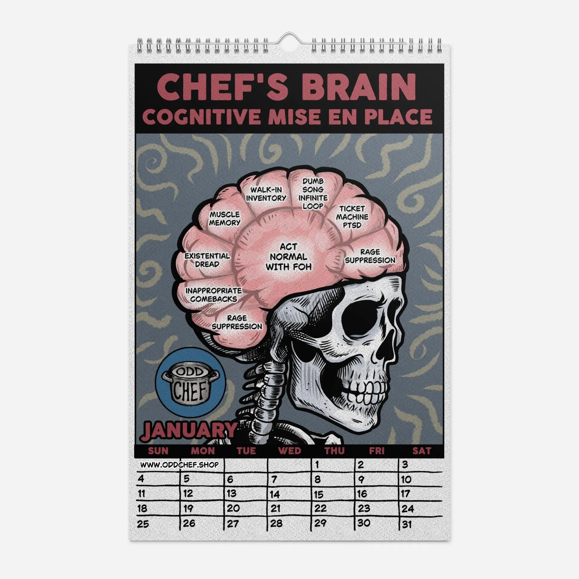 Official Odd Chef Comics Wall calendar (2026) - Odd Chef