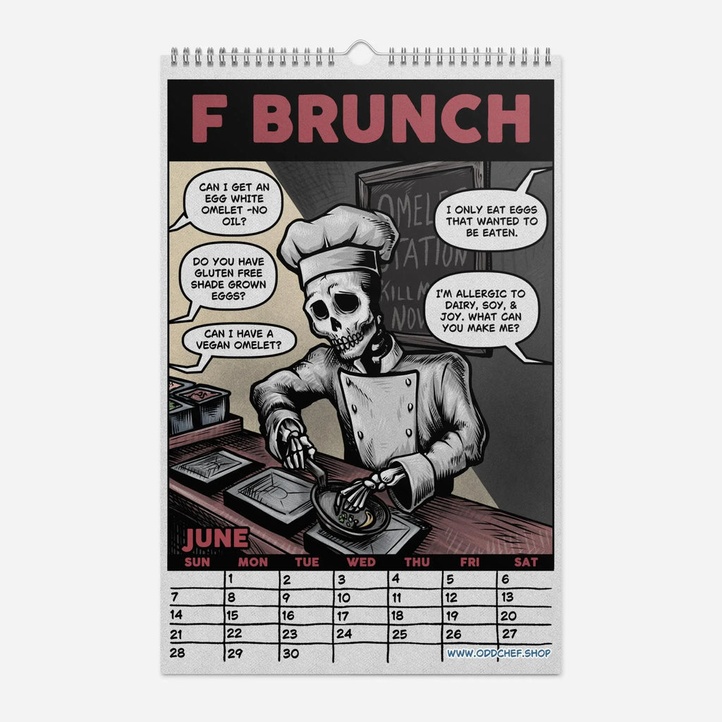 Official Odd Chef Comics Wall calendar (2026) - Odd Chef