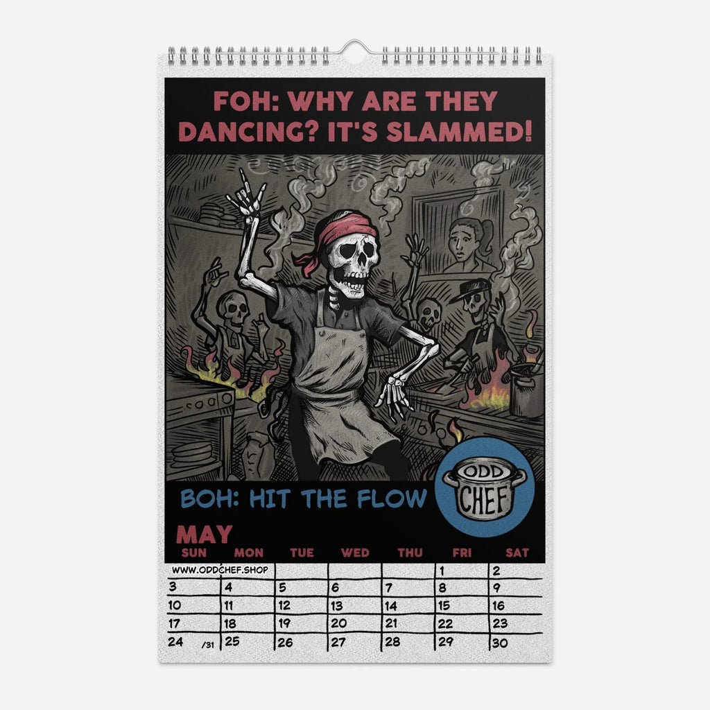 Official Odd Chef Comics Wall calendar (2026) - Odd Chef