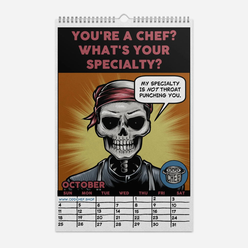 Official Odd Chef Comics Wall calendar (2026) - Odd Chef