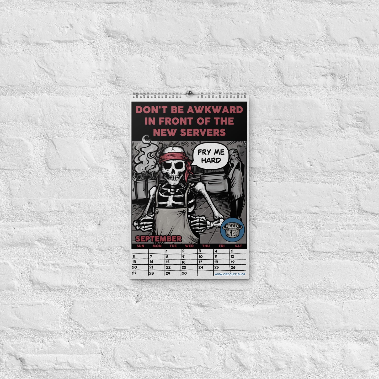 Official Odd Chef Comics Wall calendar (2026)