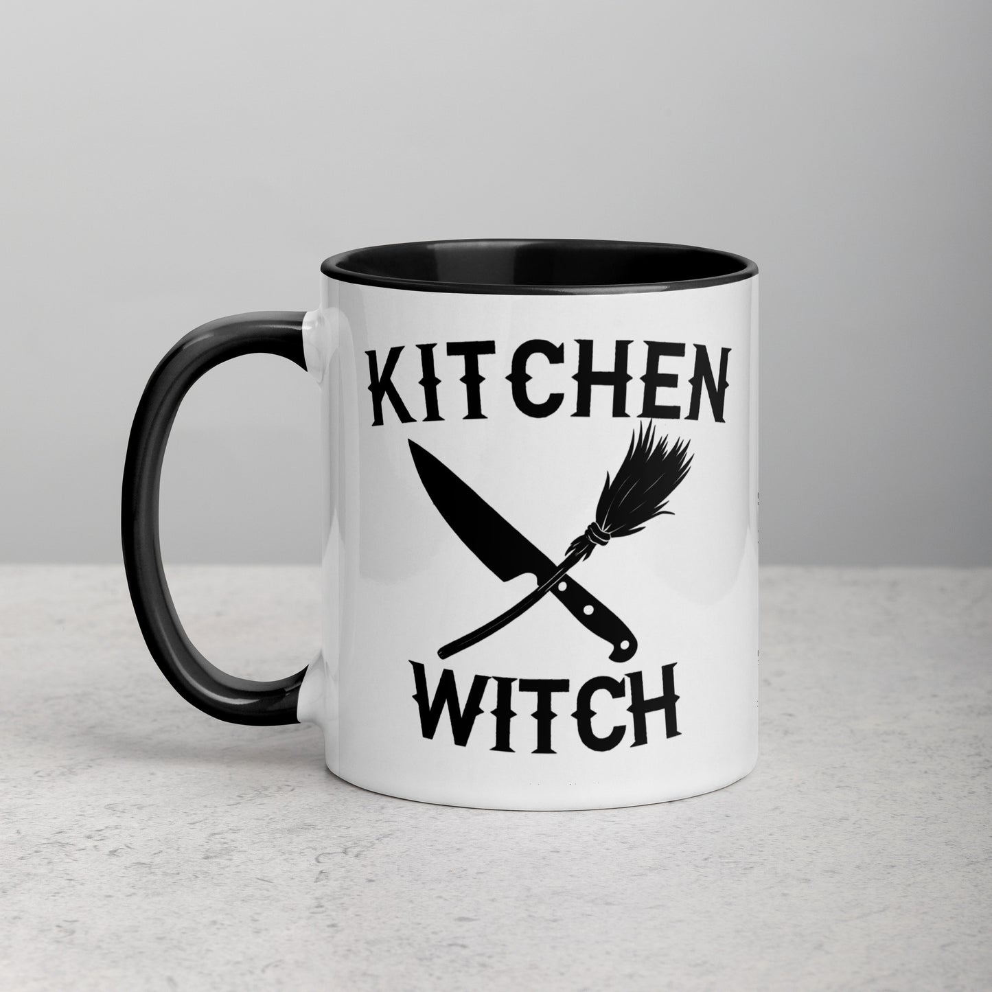 Kitchen Witch Mug with Color Inside