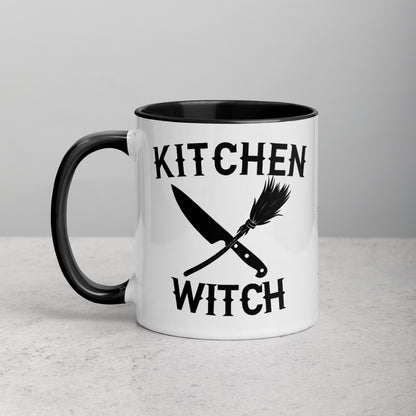 Kitchen Witch Mug with Color Inside