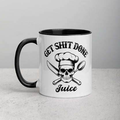 Get Shit Done Juice Mug with Color Inside