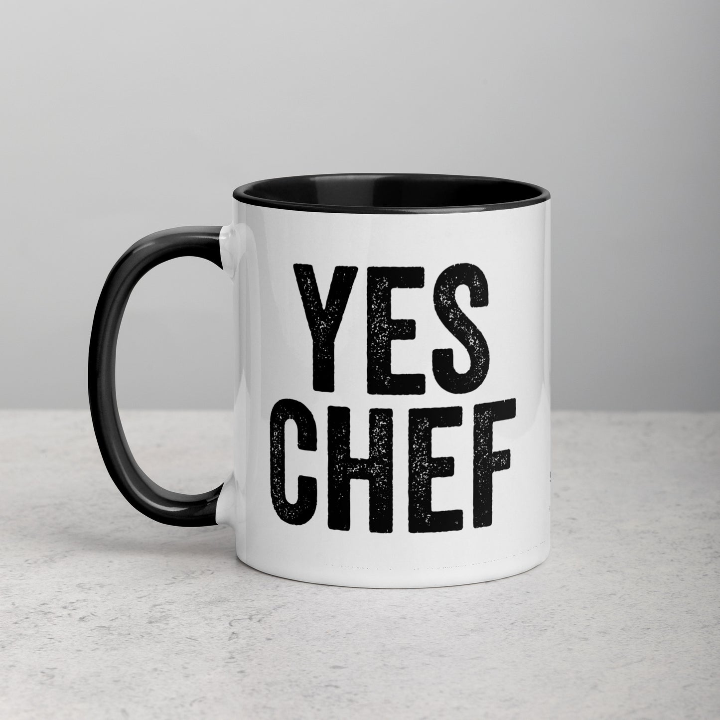 Yes Chef Mug with Color Inside
