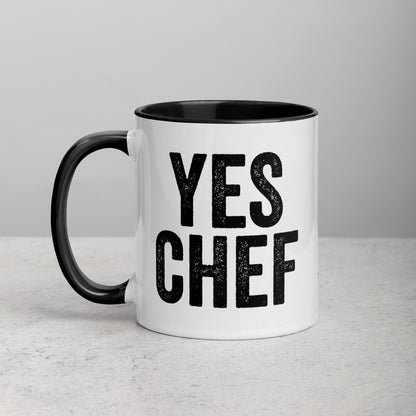 Yes Chef Mug with Color Inside