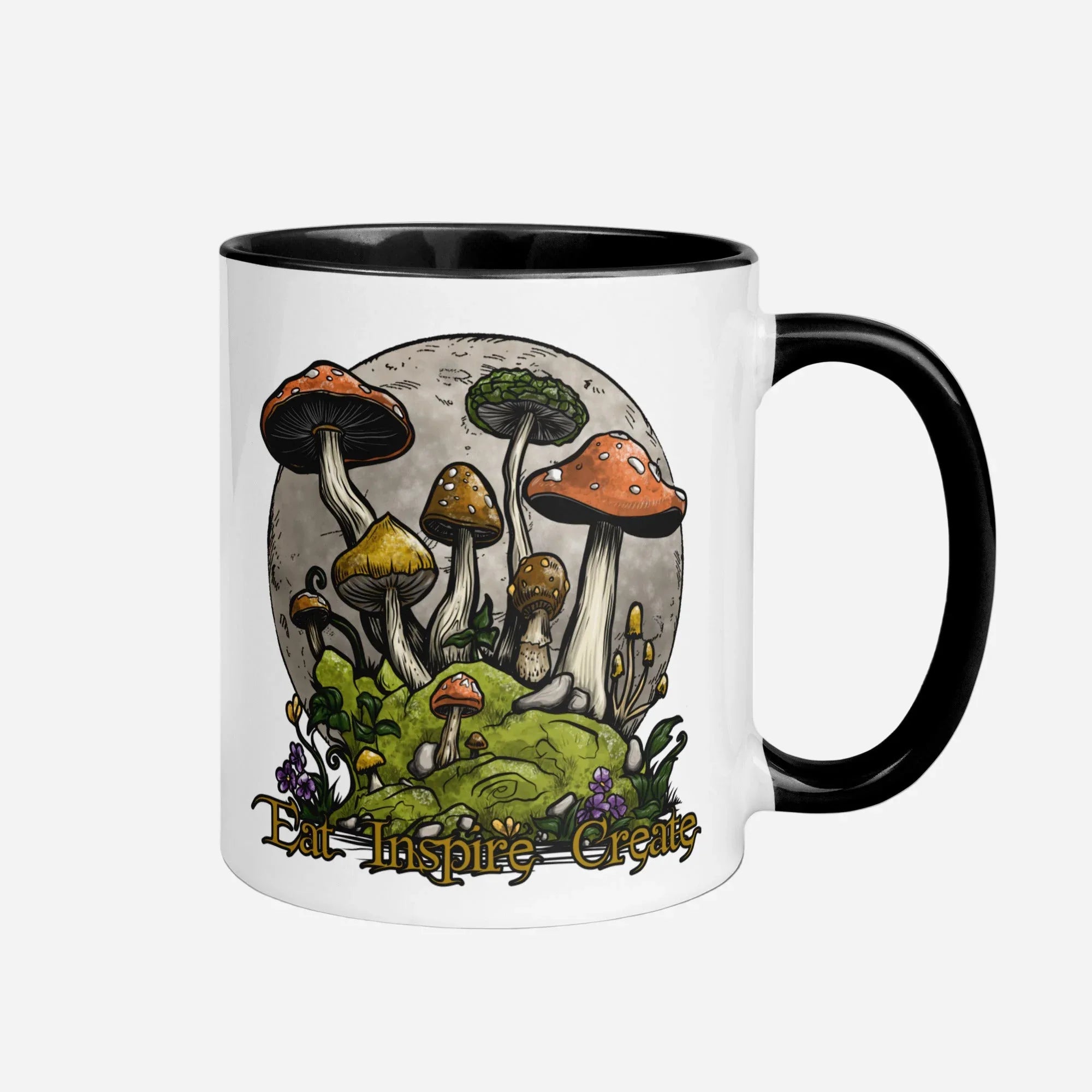 Wild Mushroom Mug with Color Inside - Odd Chef
