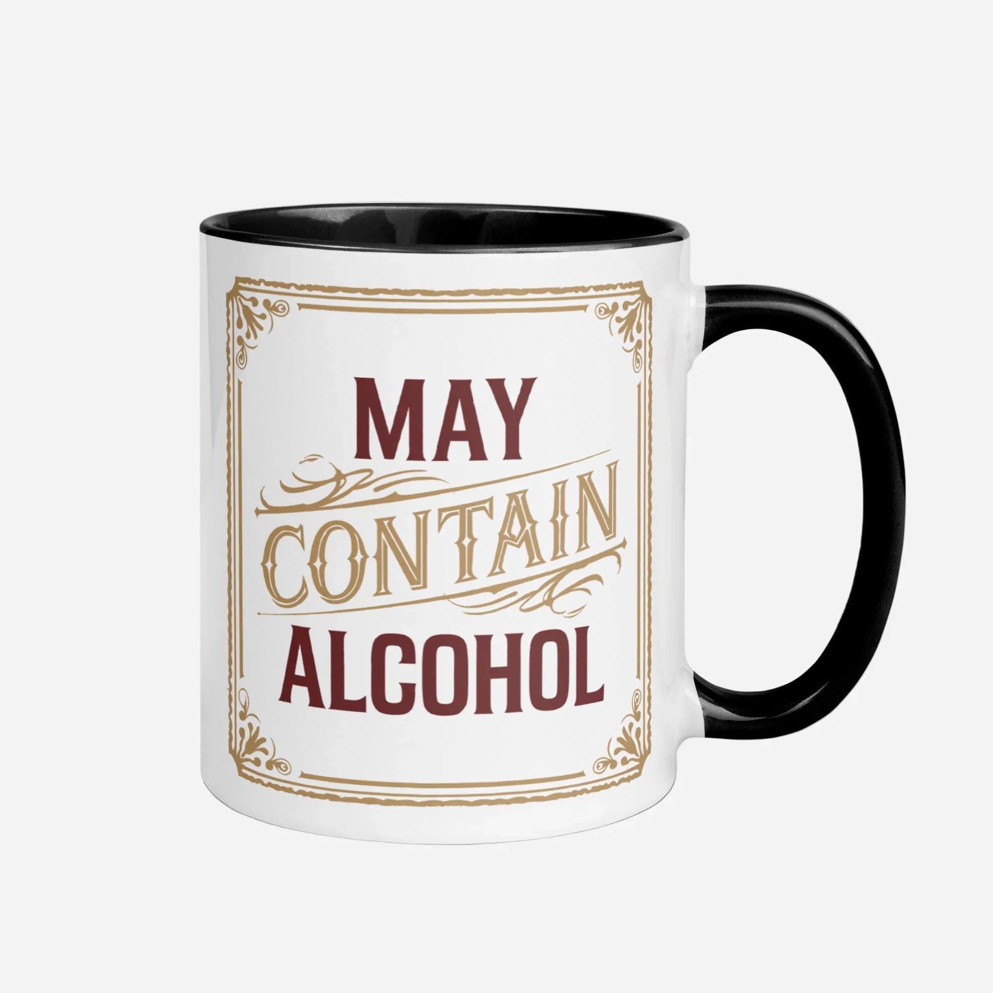 May Contain Alcohol Mug with Color Inside - Odd Chef