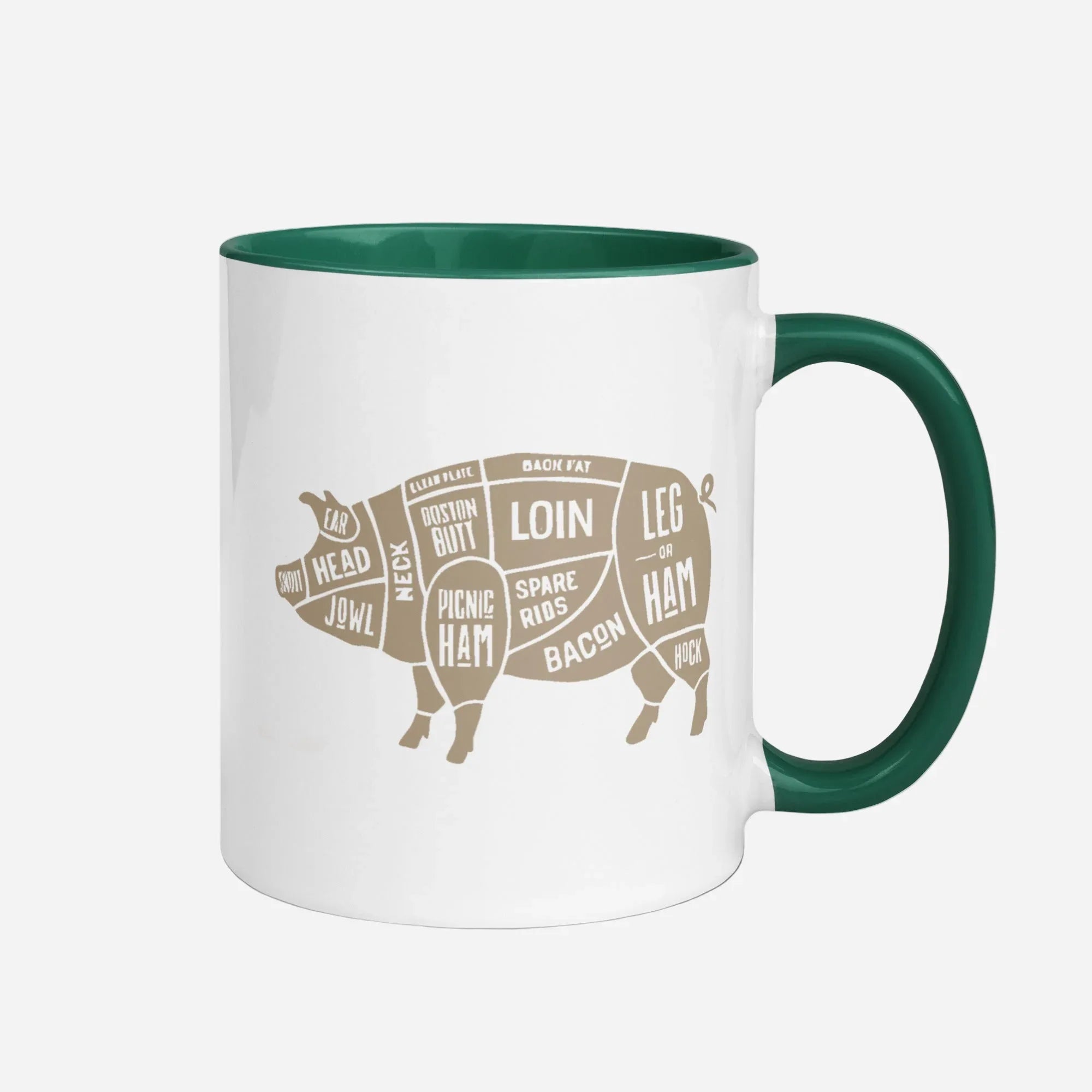 Pig Butcher Mug with Color Inside - Odd Chef