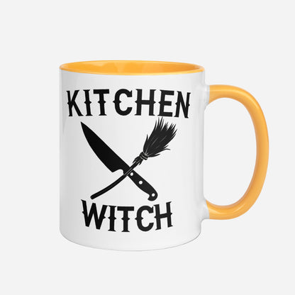 Kitchen Witch Mug with Color Inside