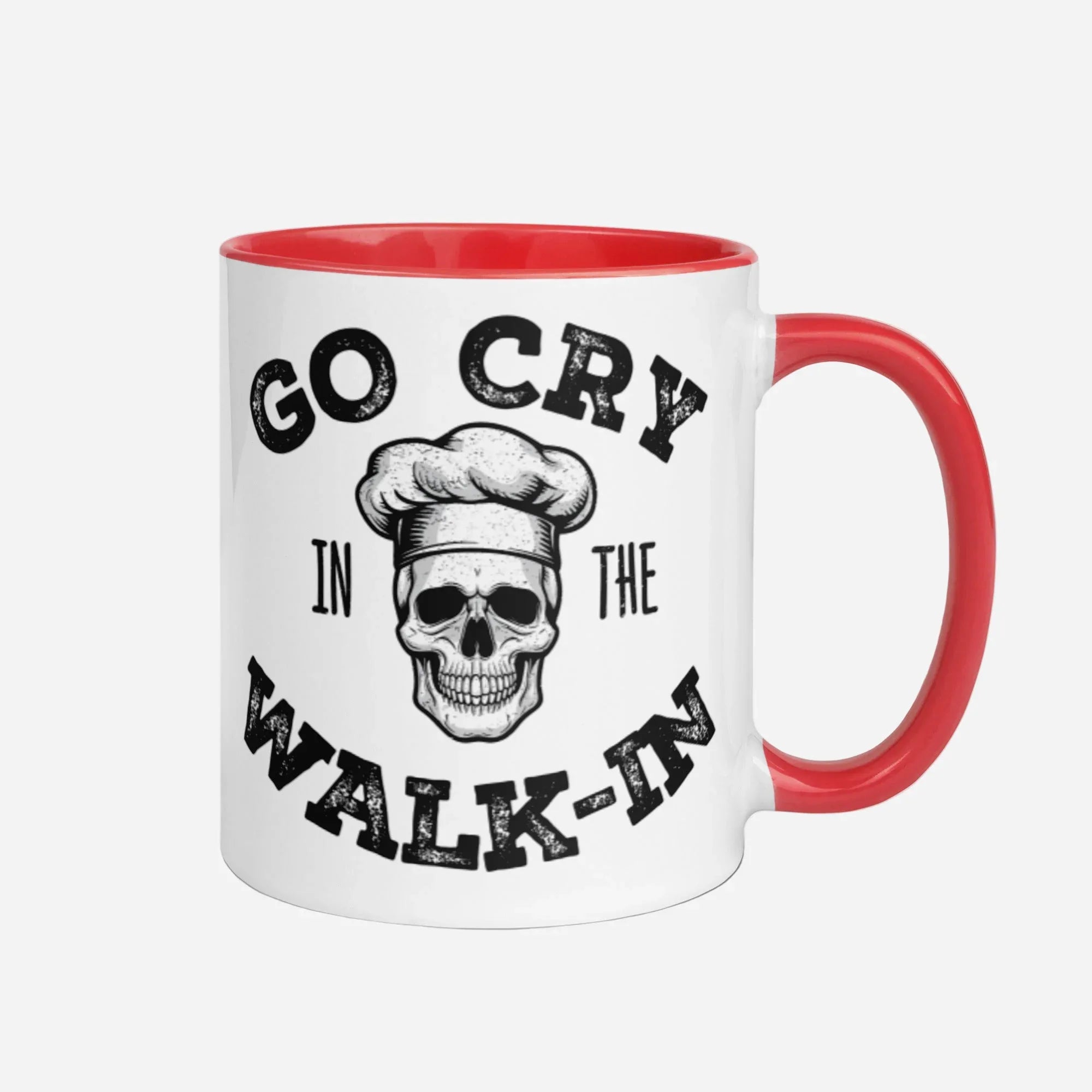 Go Cry in the Walk-In Mug with Color Inside - Odd Chef