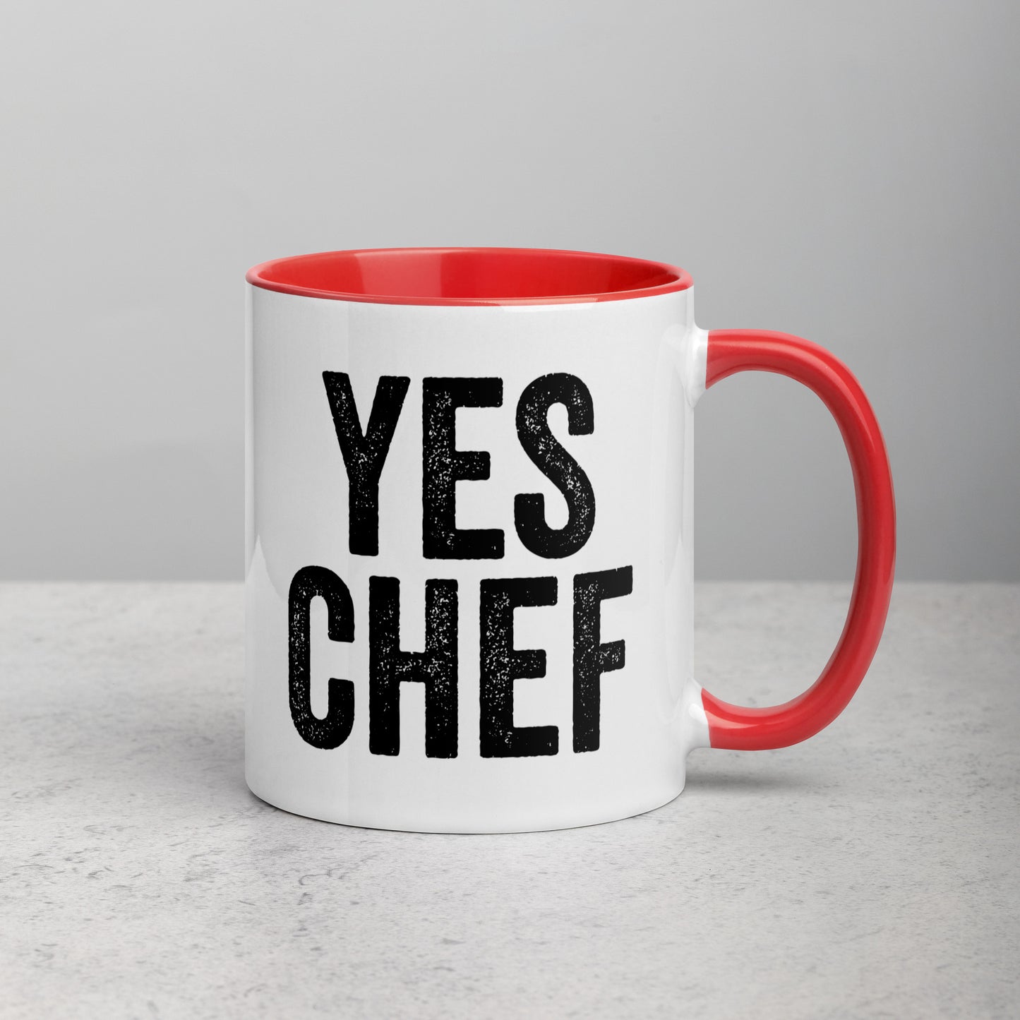 Yes Chef Mug with Color Inside