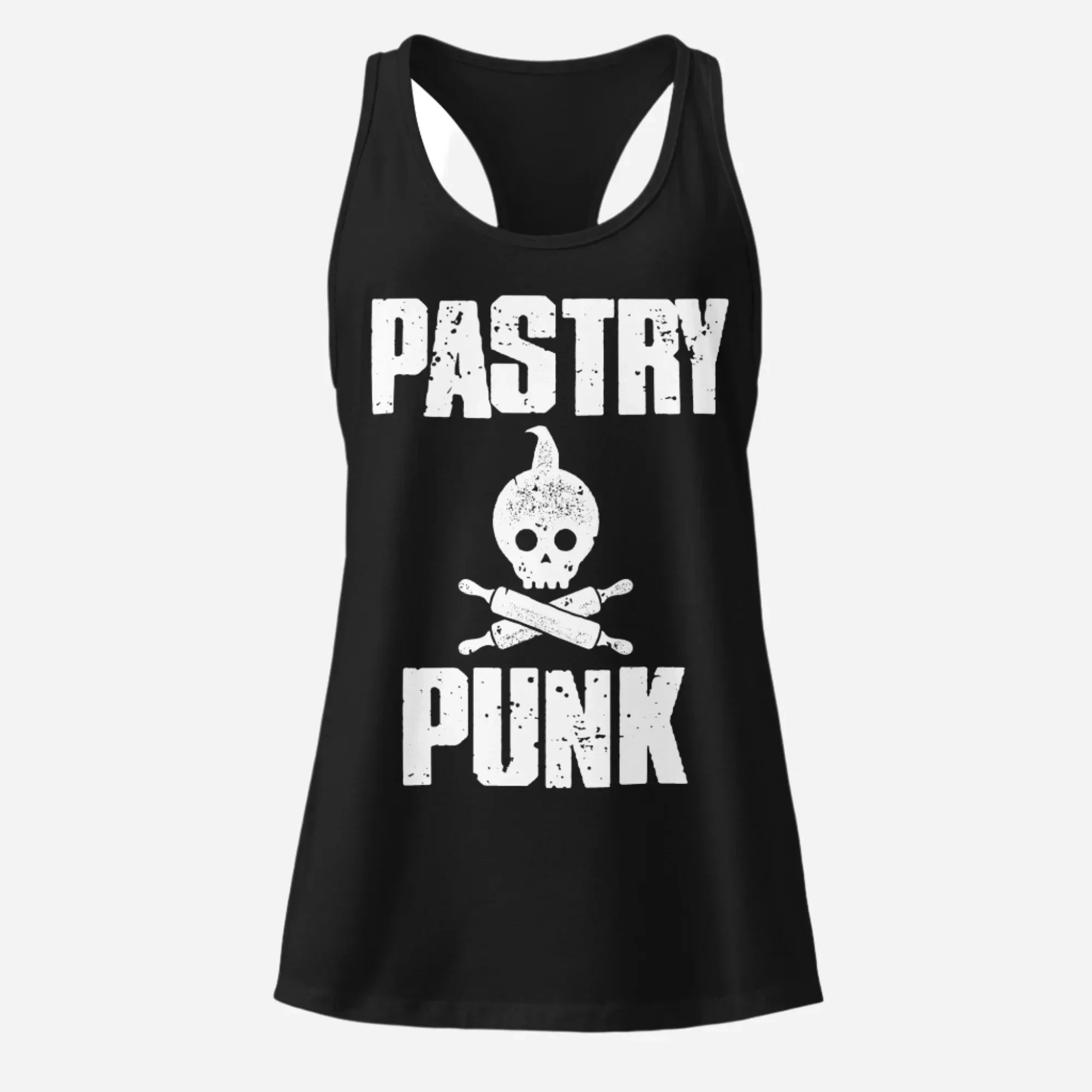 Pastry Punk Women’s Fitted Racerback Tank Top - Odd Chef