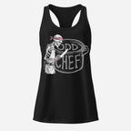 Odd Chef Skeleton Official Women’s Fitted Racerback Tank Top - Odd Chef