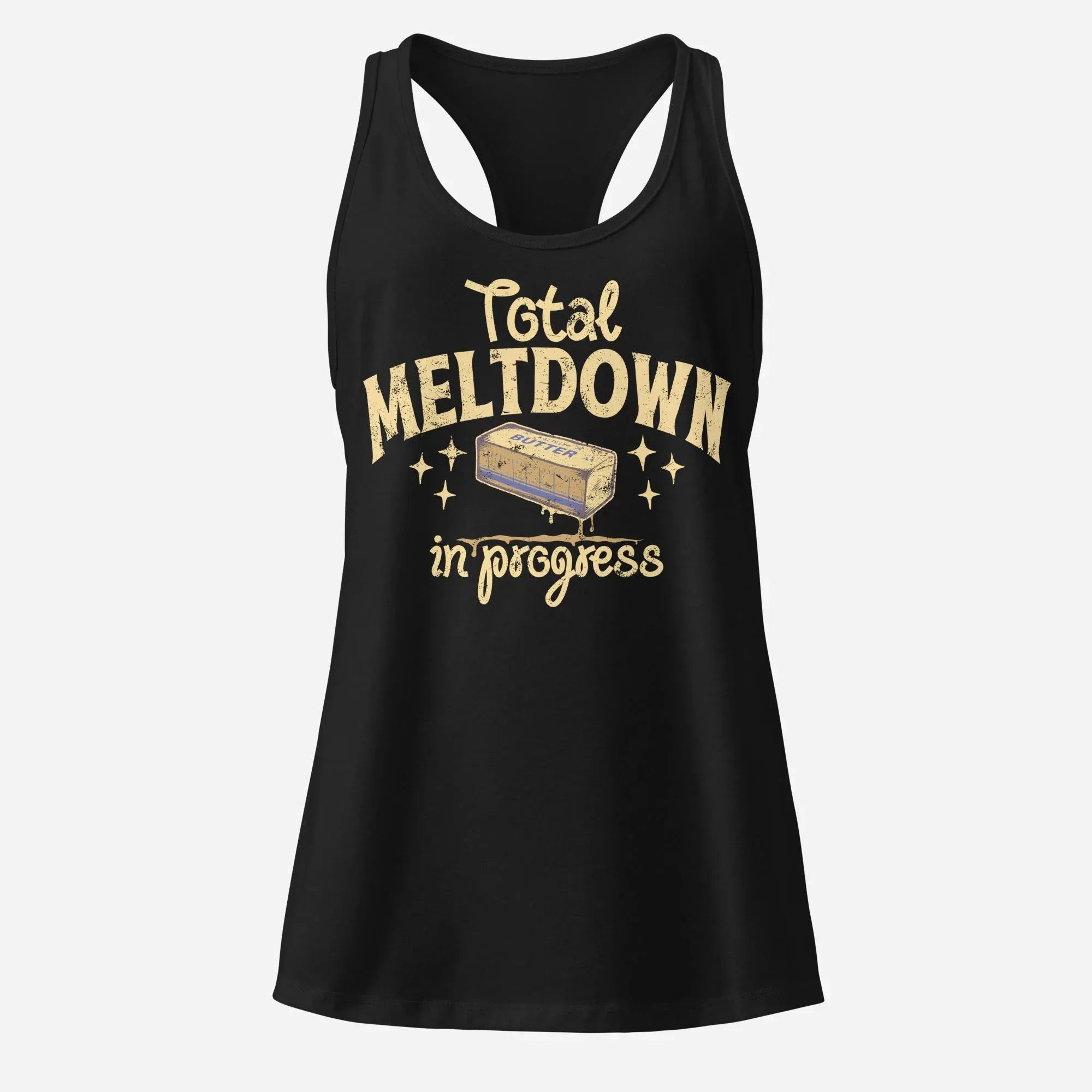 Total Meltdown Women’s fitted Racerback Tank Top - Odd Chef