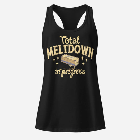 Total Meltdown Women’s fitted Racerback Tank Top - Odd Chef