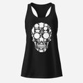 Kitchen Skull Women’s Fitted Racerback Tank Top