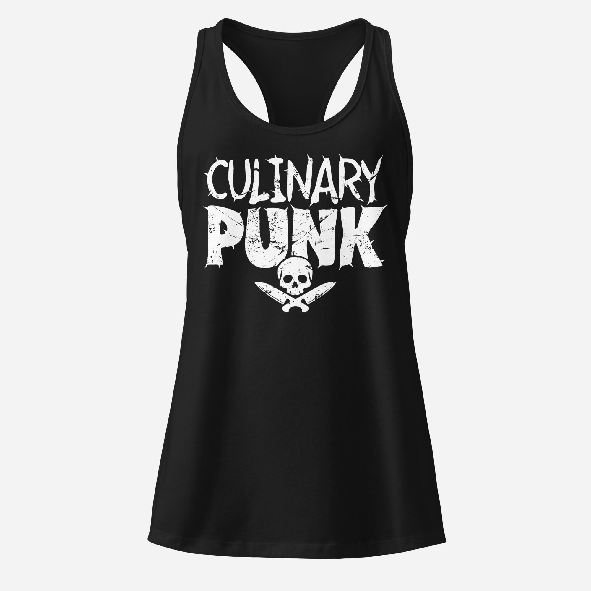 Culinary Punk Women’s Fitted Racerback Tank Top