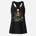 Skeleton Taco Women’s Fitted Racerback Tank Top
