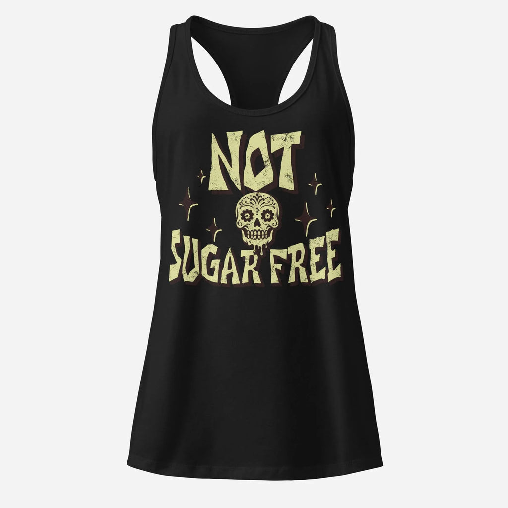 Not Sugar Free Women’s Fitted Racerback Tank Top