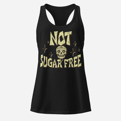 Not Sugar Free Women’s Fitted Racerback Tank Top
