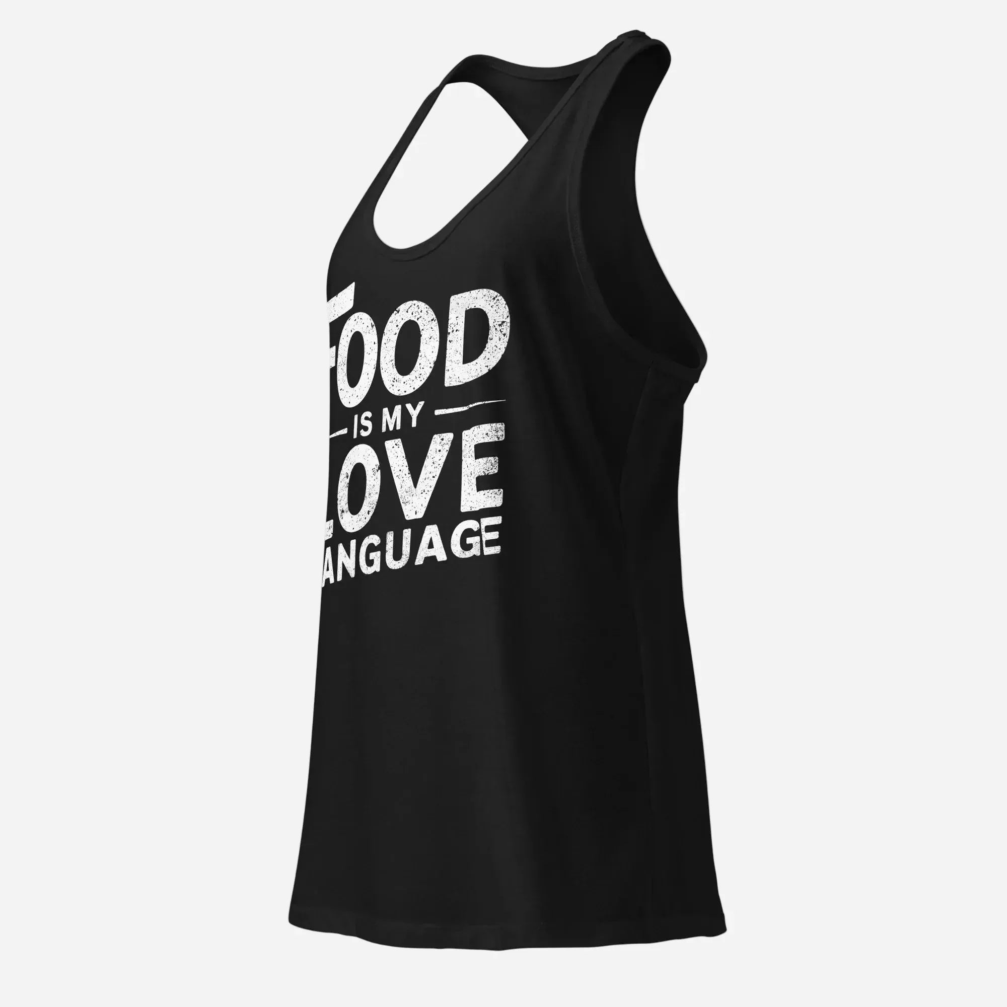 Food is my Love Language Women’s fitted racerback tank top - Odd Chef