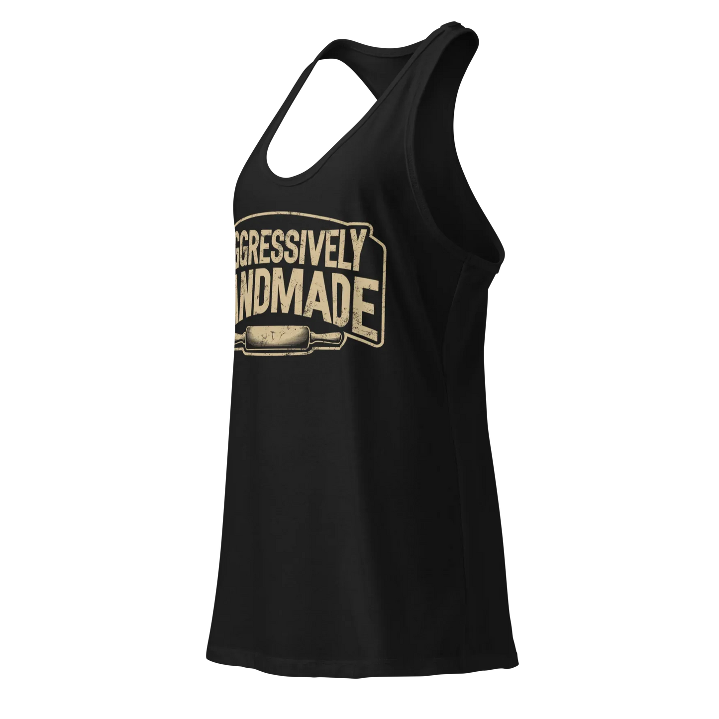 Aggressively Handmade Women’s Fitted Racerback Tank Top - Odd Chef