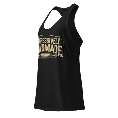 Aggressively Handmade Women’s Fitted Racerback Tank Top - Odd Chef